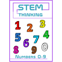 3D Numbers 0-9 Clip Art- 100 Images, Math, Counting